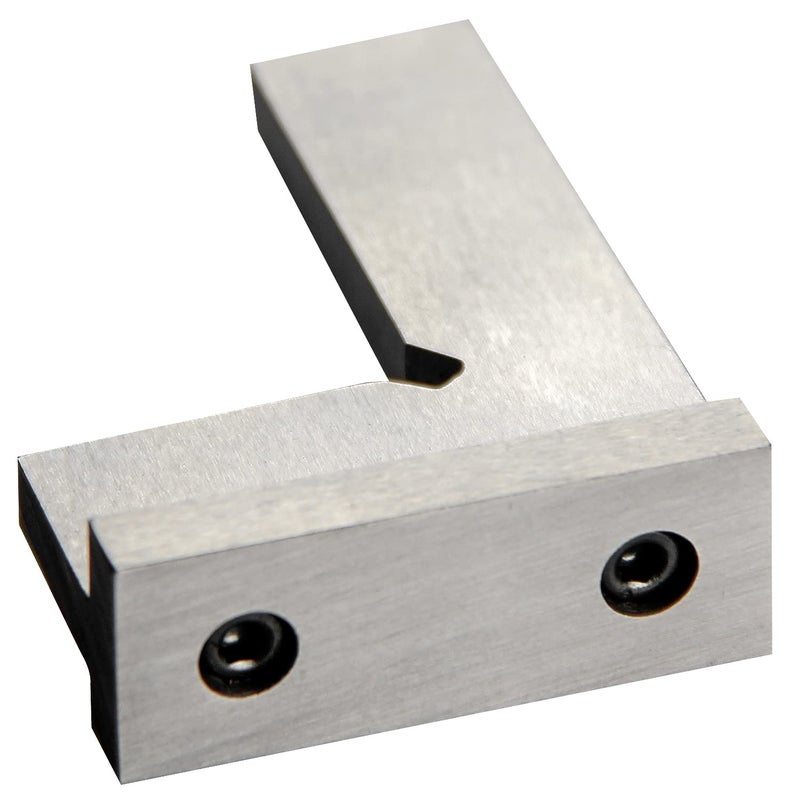 Boomgood Precision Machinist Square 2 Inch Engineer Square 90 Degree Right Angle Ruler Ground Hardened Steel with Seat 2 x 1.6 Inch - Image 3